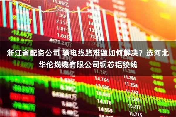 浙江省配资公司 输电线路难题如何解决？选河北华伦线缆有限公司钢芯铝绞线